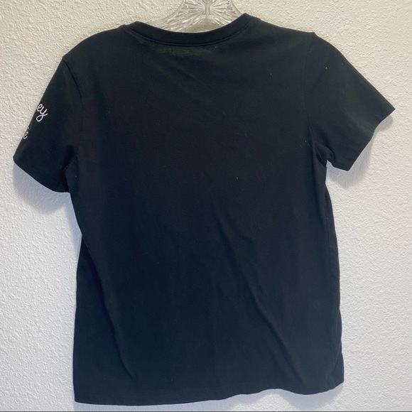 Disney Mickey and Minnie Black T Shirt - Picture 5 of 5